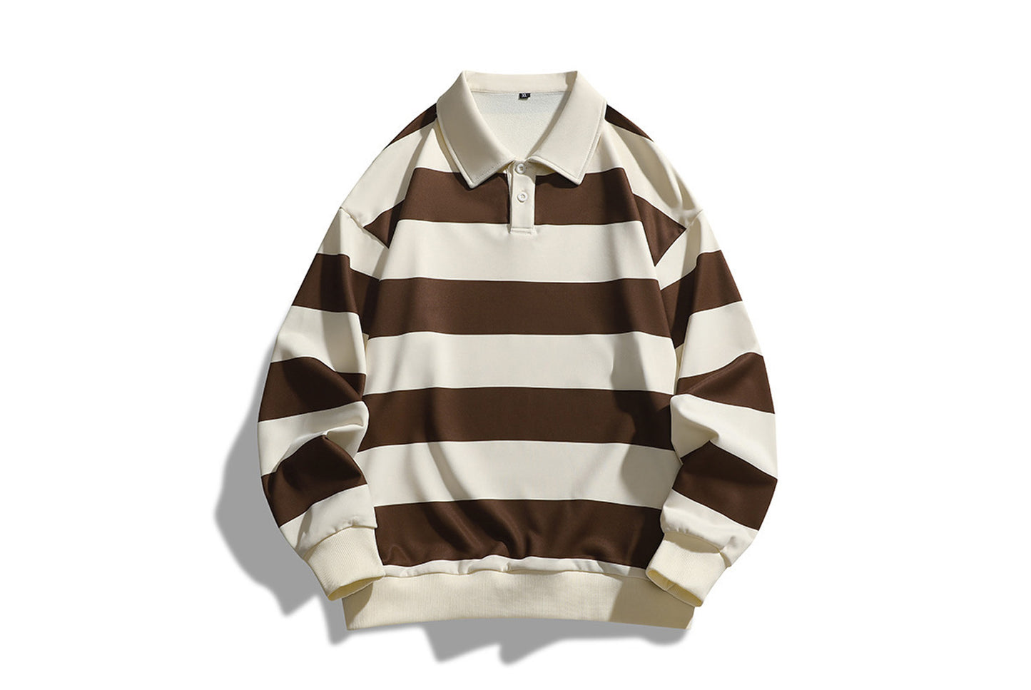 **Trendy Loose Striped Sweatshirt - Unisex Casual Top**