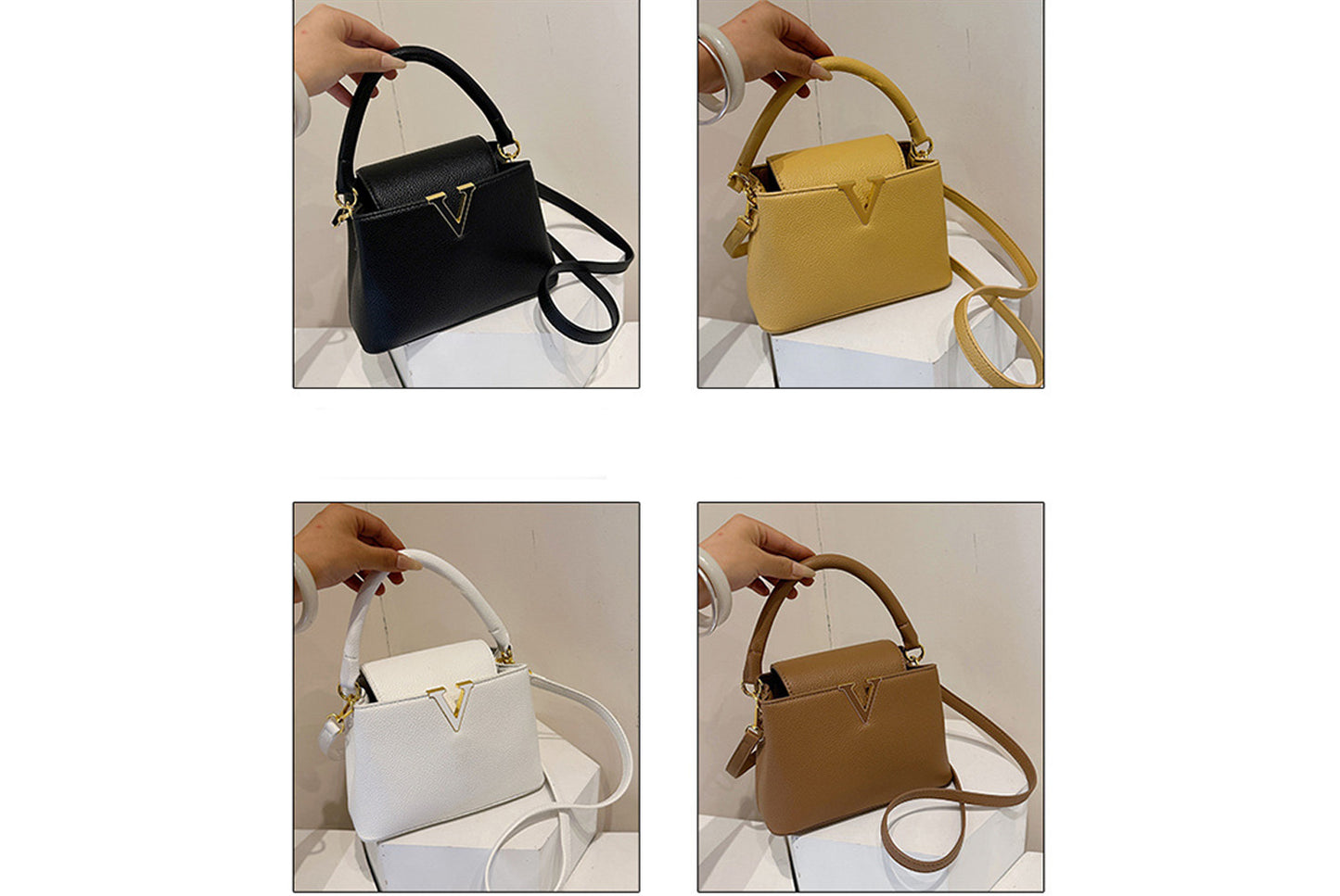 Lychee Texture Crossbody/Handbag