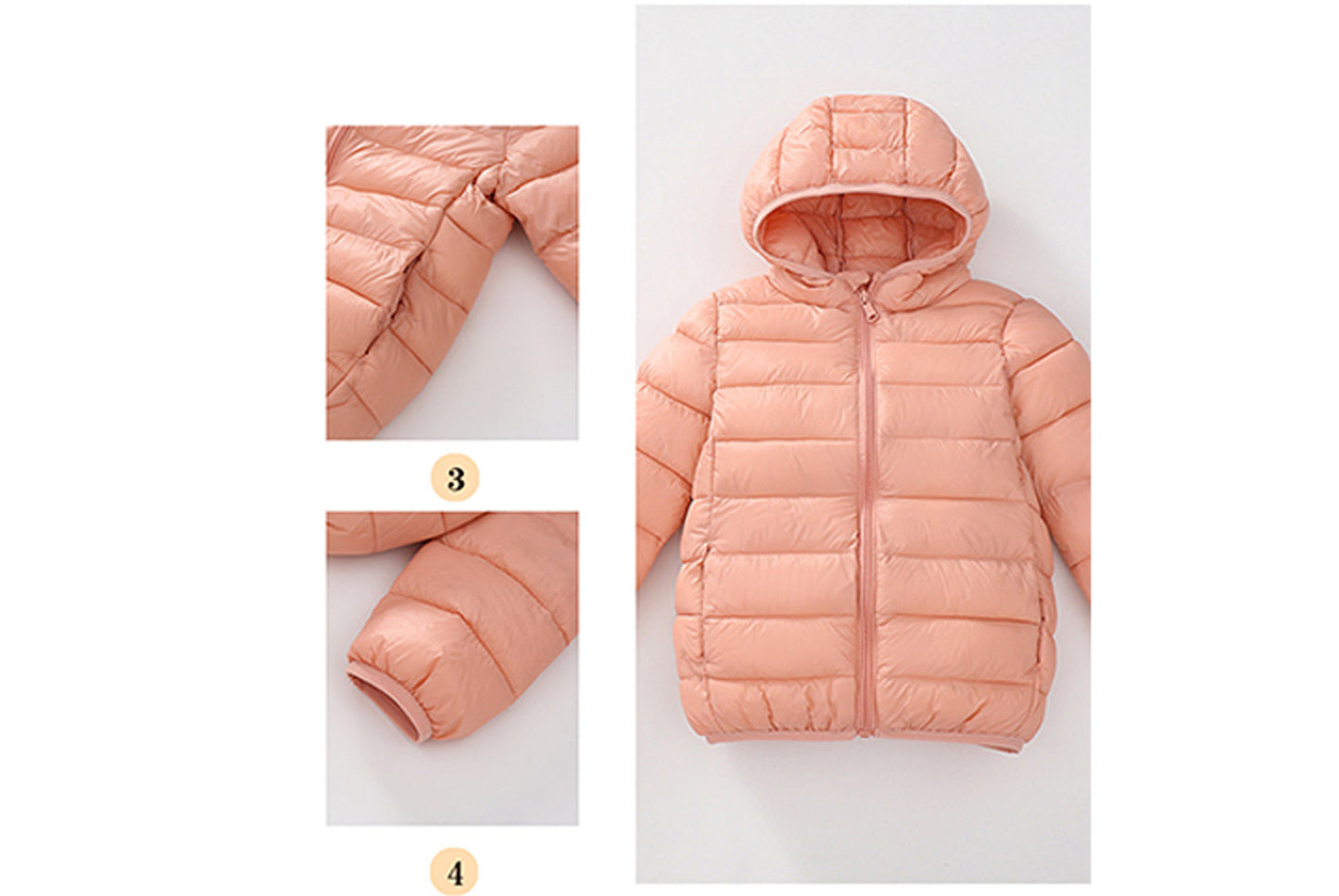 Children's Lightweight Down Cotton Jacket