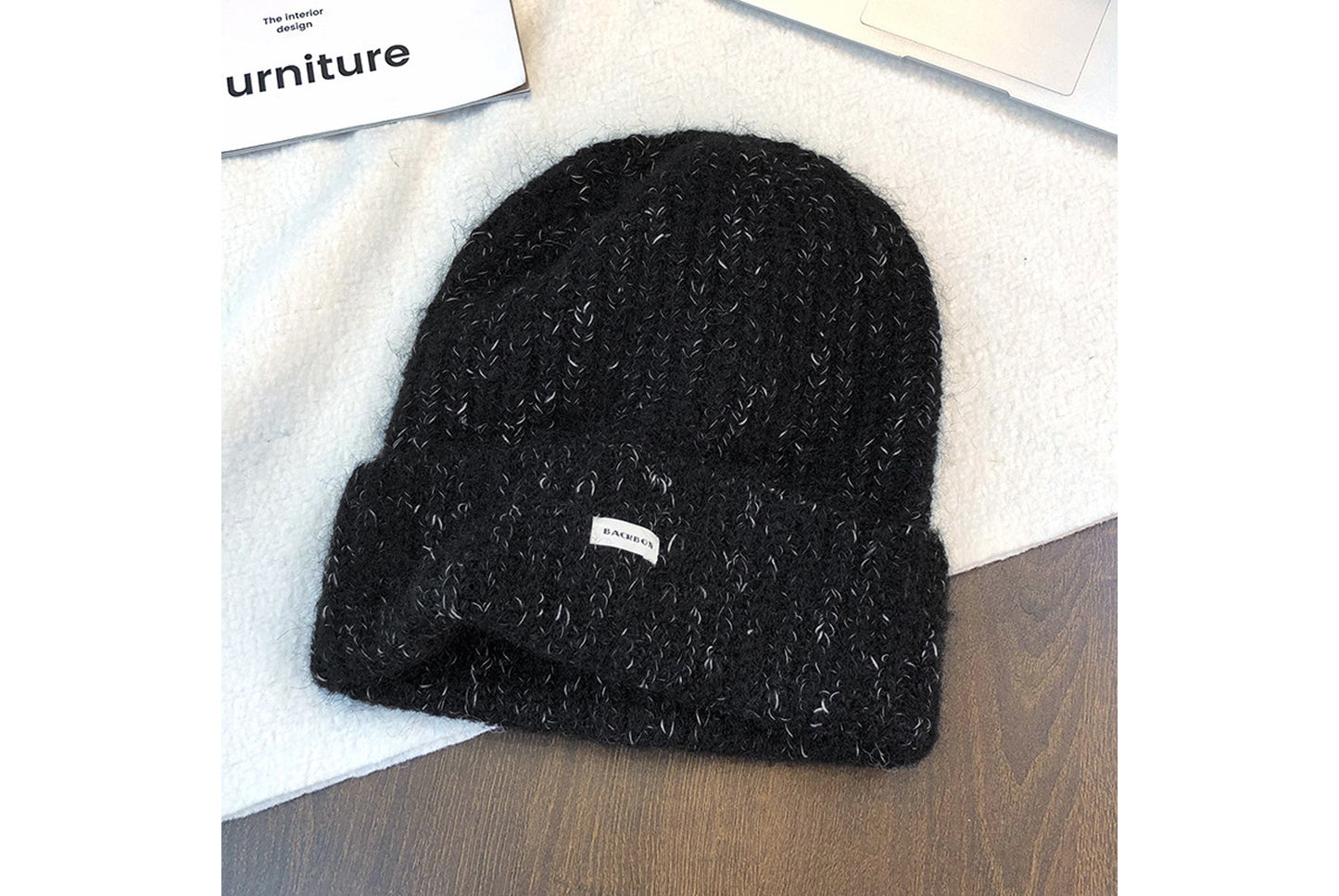 Warm Knitted Beanie with Ear flaps
