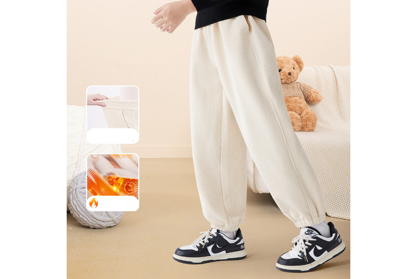 Winter Children's Corduroy Pants