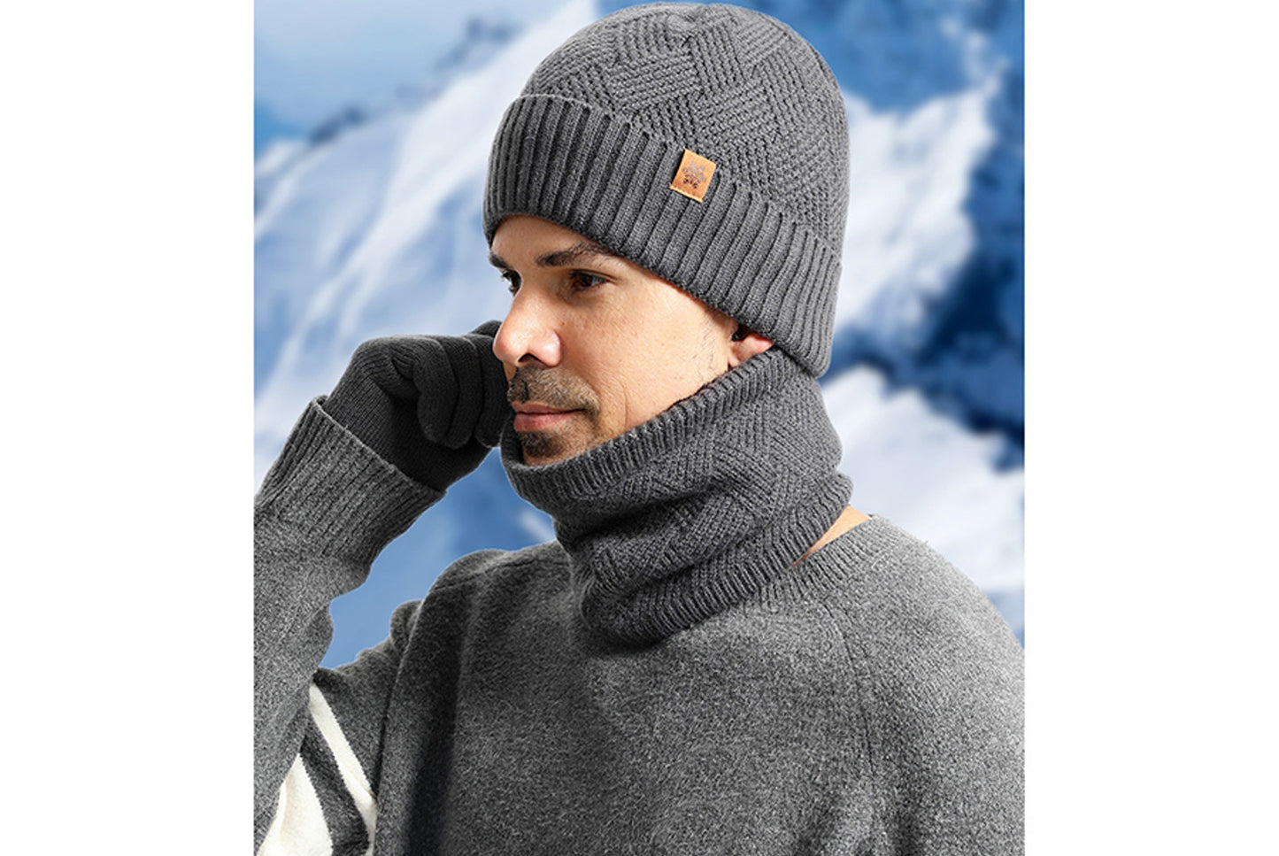 Men's Winter Three-Piece Warm Set