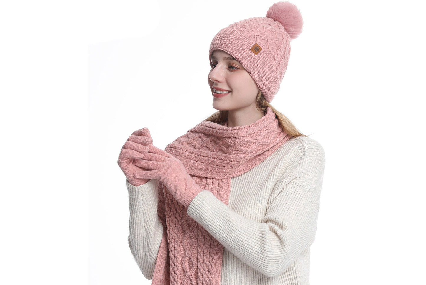 Women's Winter Warm Three-Piece Set
