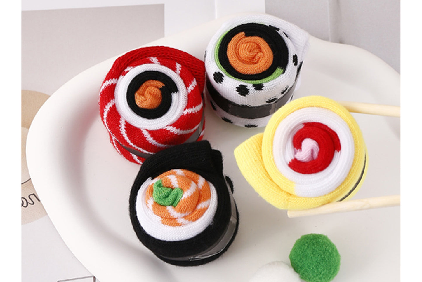 Salmon Sushi Socks Women's 5-Pair Gift Box Set