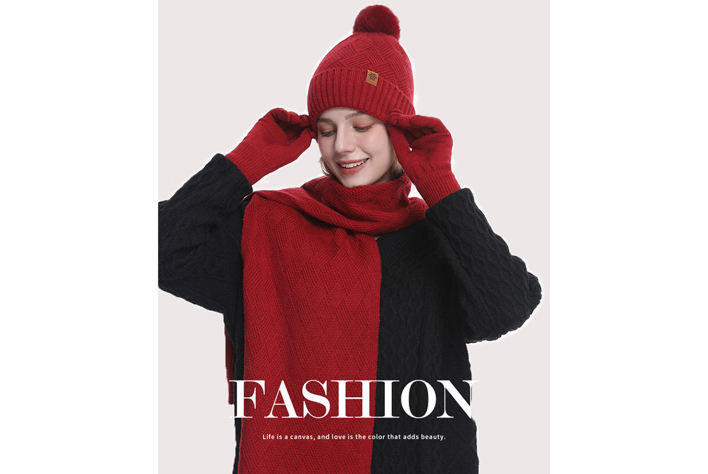 Autumn/Winter Warm Three-Piece Set | Women's
