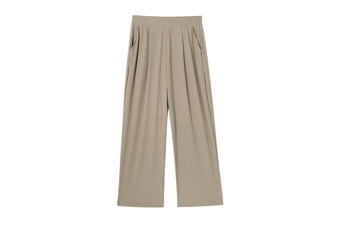 Ice Silk Casual Wide-Leg Pants