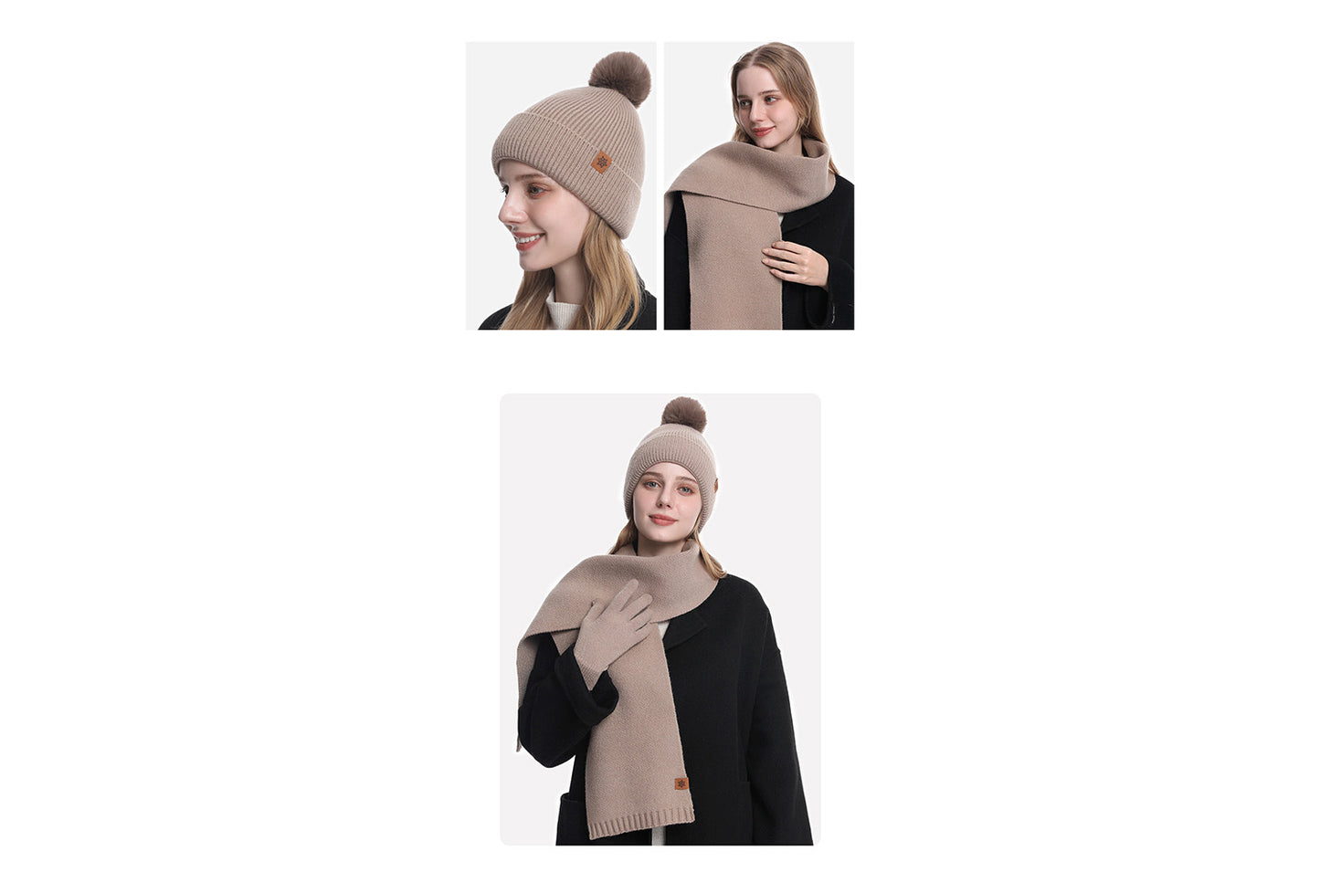 Women's Winter Warm Three-Piece Set