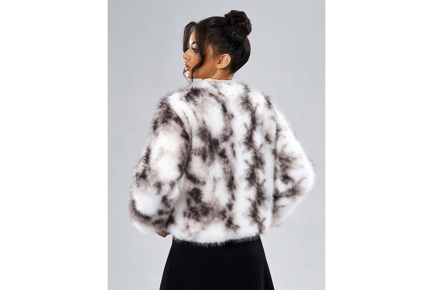 **Women's Faux Fox Fur Coat**