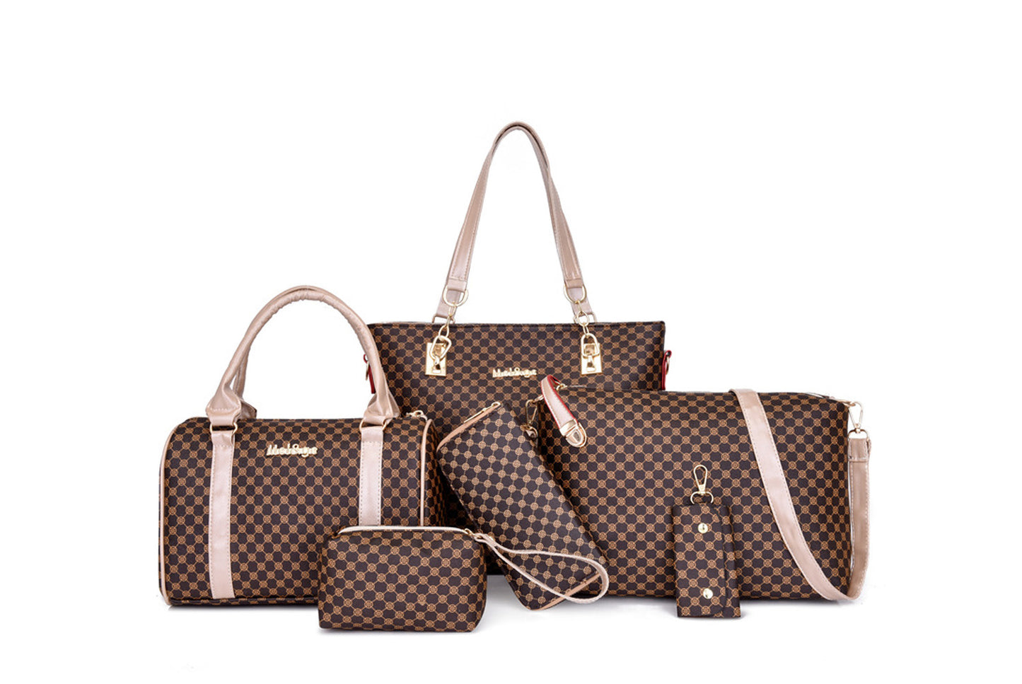 **Large Capacity Women's Handbag Set (6 Pieces)**