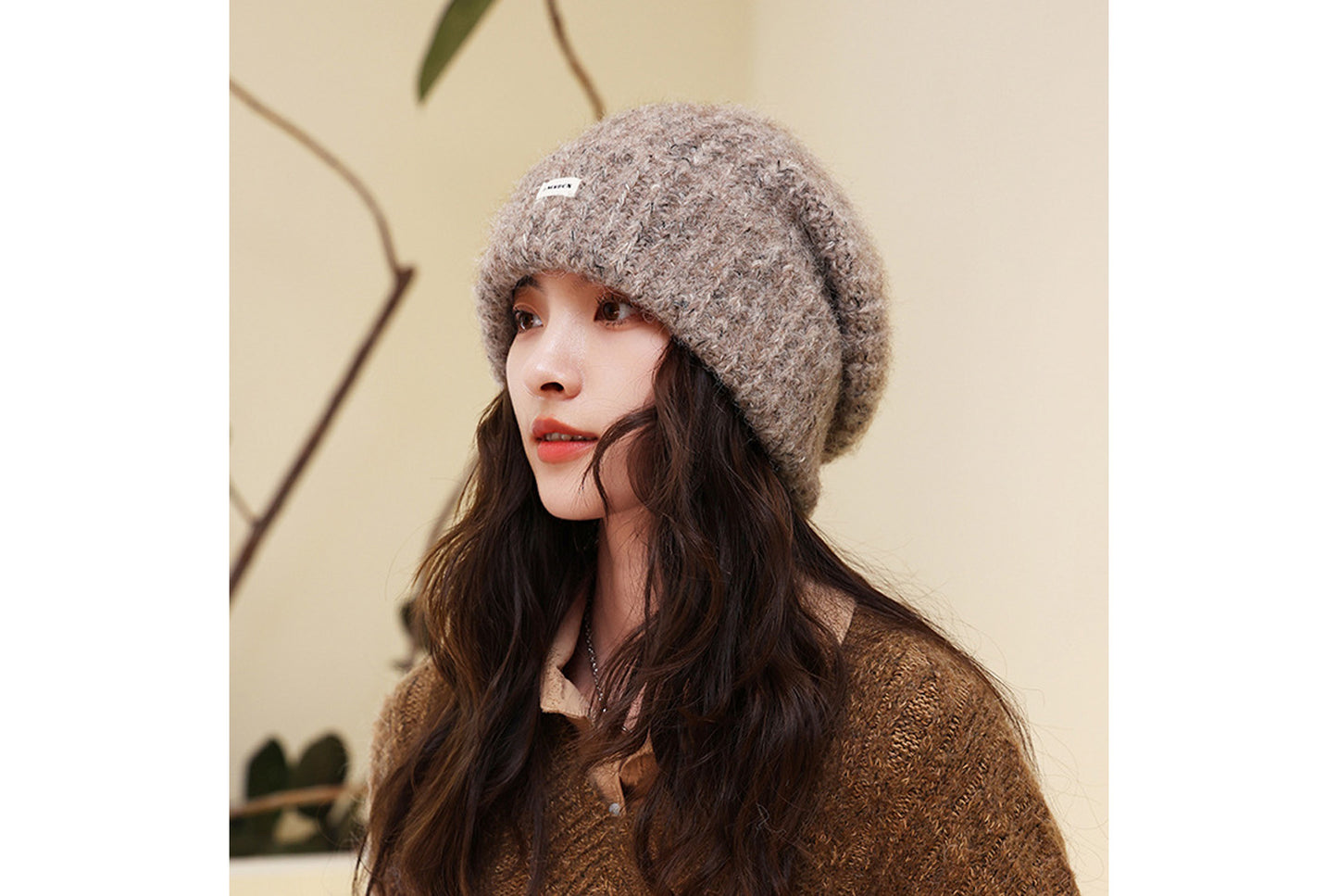 Warm Knitted Beanie with Ear flaps