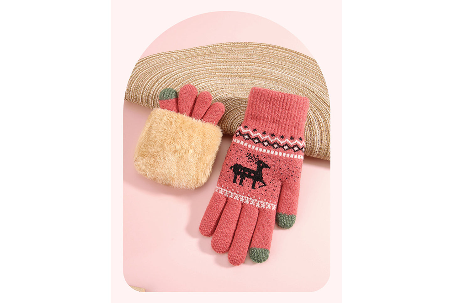 Winter Touchscreen Warm Gloves (Fleece-lined and Thickened)