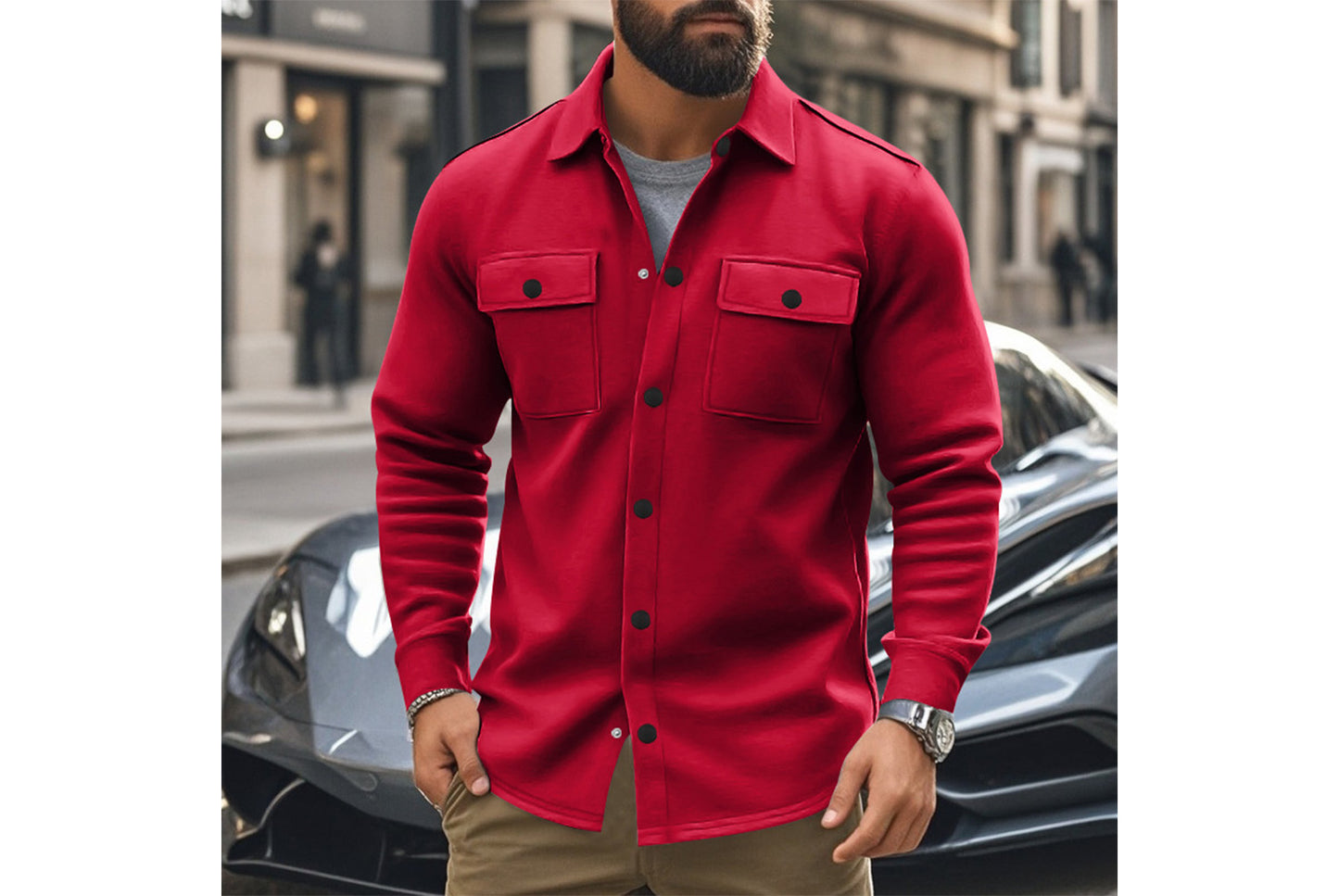 Men's Casual Slim Fit Jacket