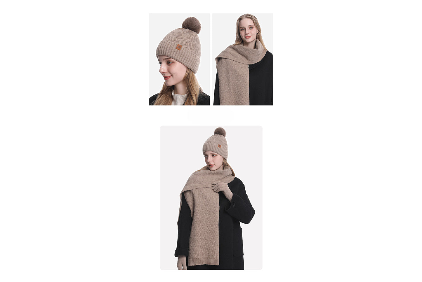 Autumn/Winter Warm Three-Piece Set | Women's