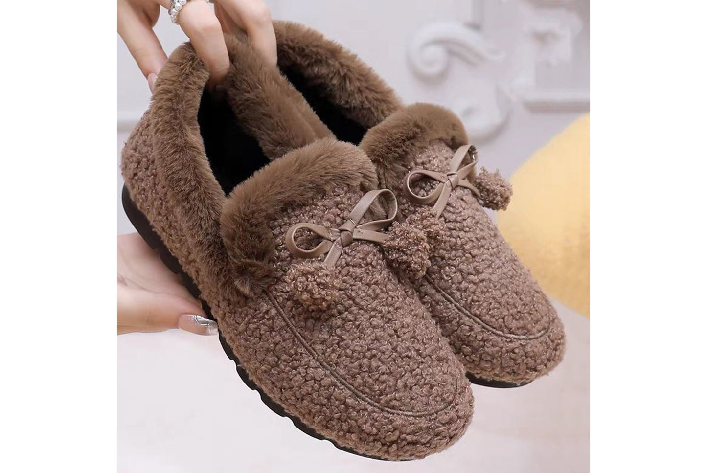 Women's Fleece-Lined Moccasins