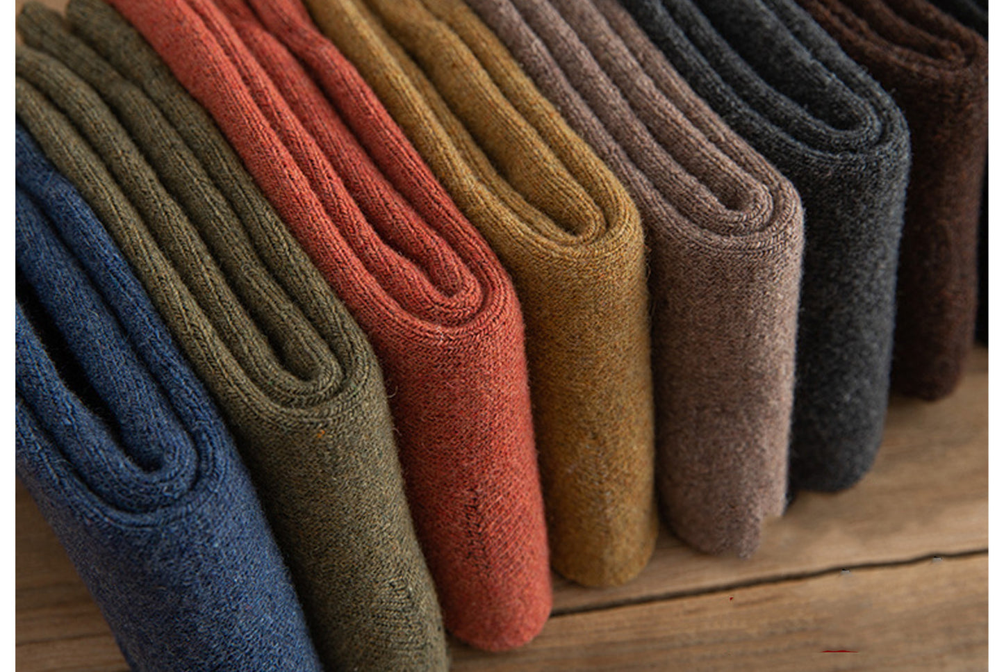 Thickened Fleece-Lined Warm and Heat-Generating Cotton Socks | 5-Pair Pack