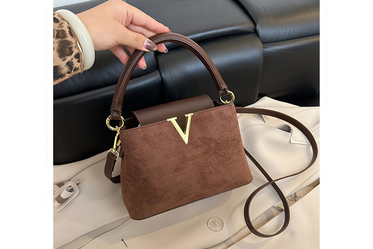 Lychee Texture Crossbody/Handbag