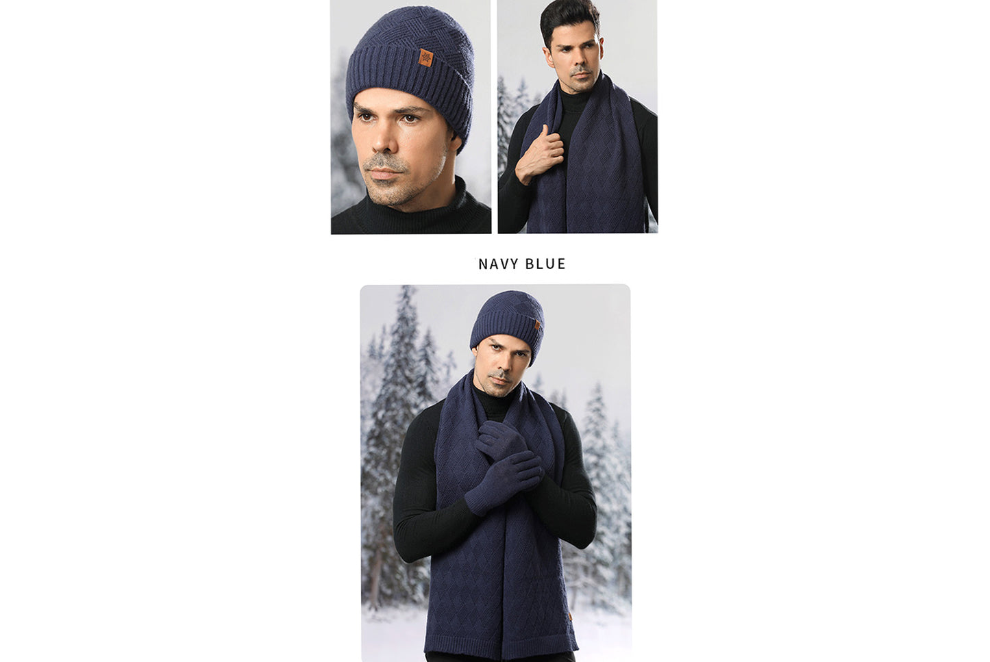 Men's Winter Warm Three-Piece Set