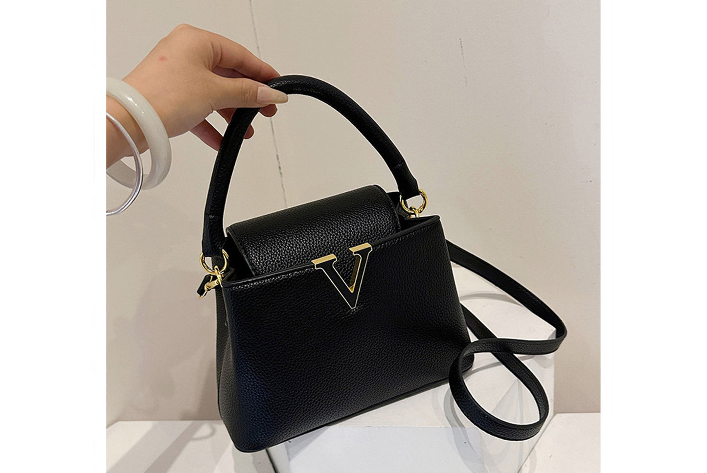 Lychee Texture Crossbody/Handbag