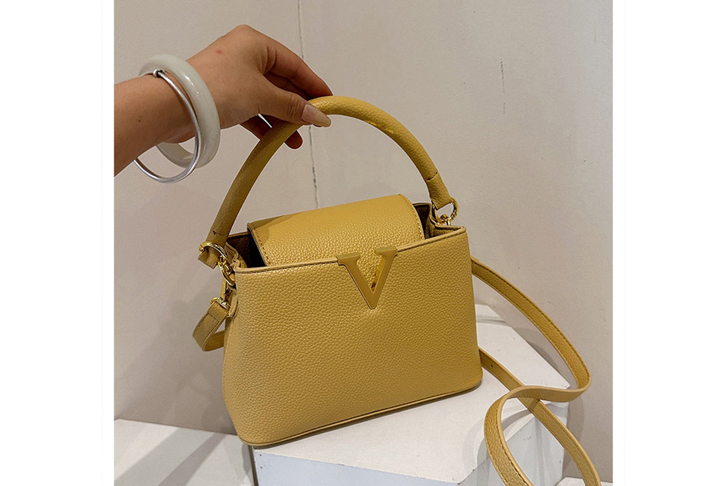 Lychee Texture Crossbody/Handbag