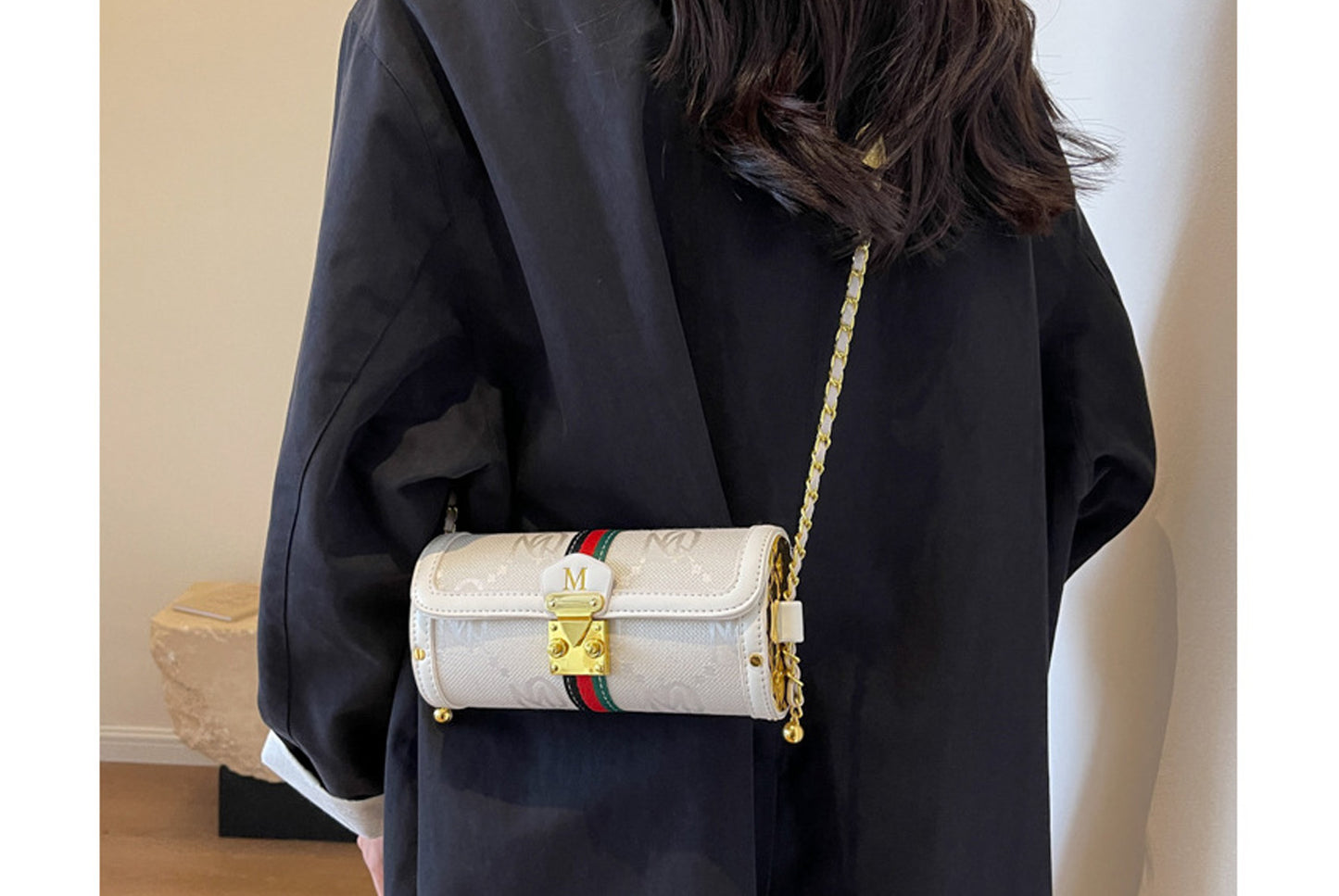Letter Baguette Bag