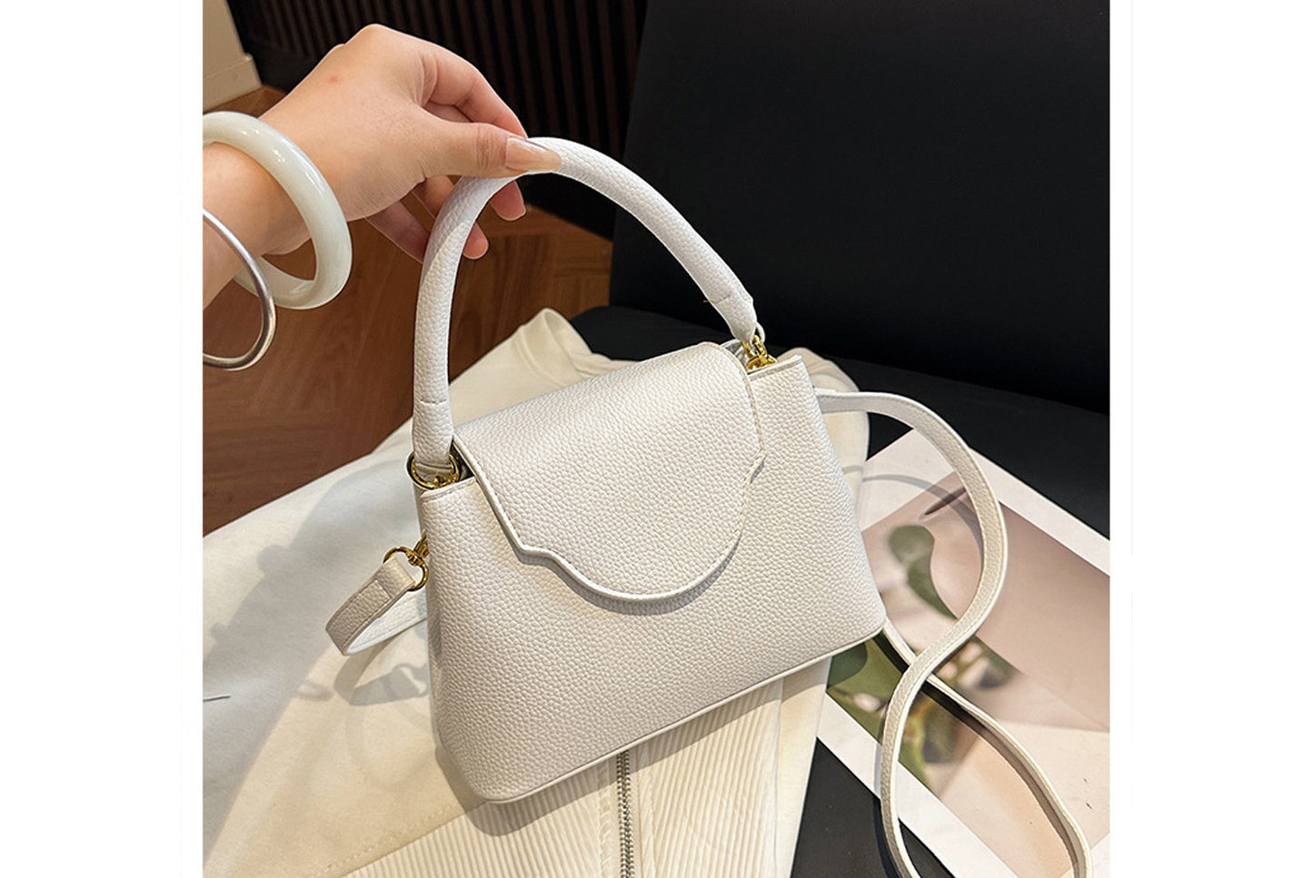 Lychee Texture Crossbody/Handbag