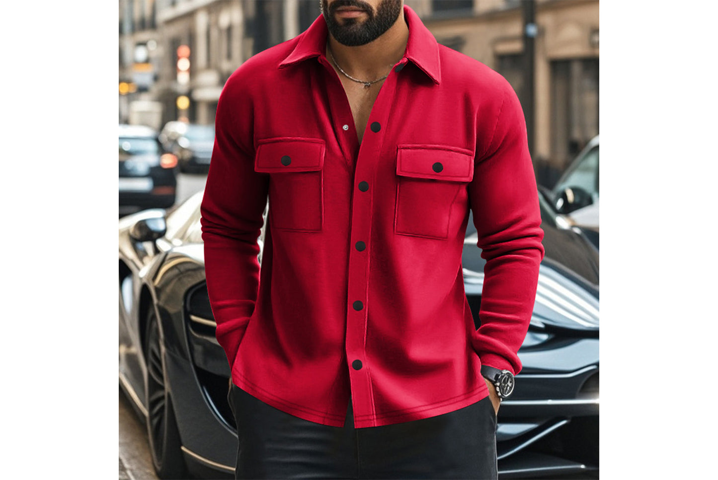 Men's Casual Slim Fit Jacket