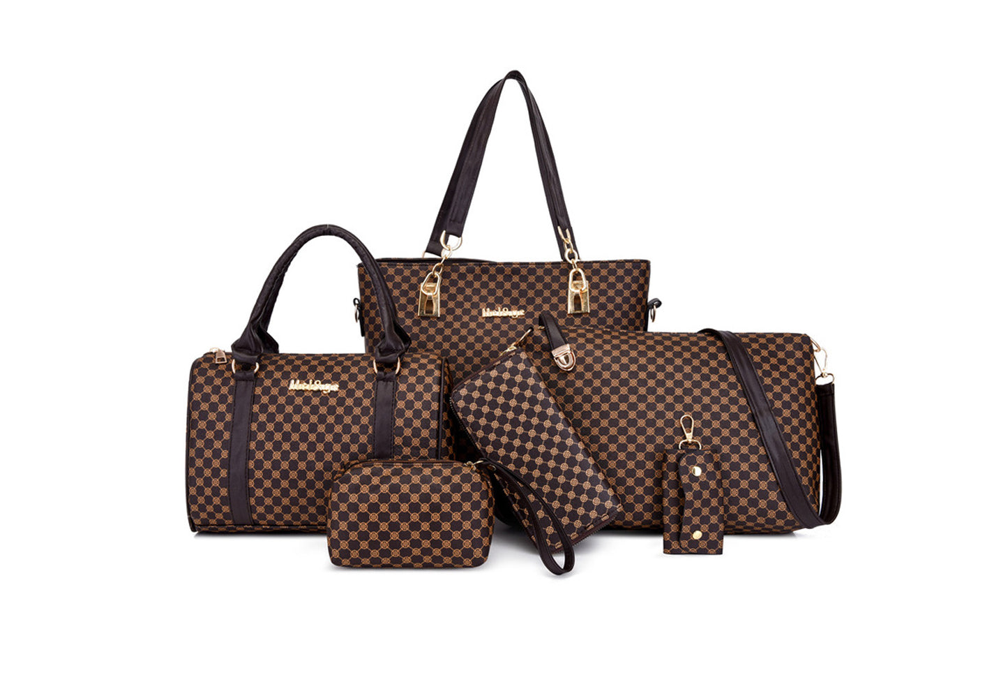 **Large Capacity Women's Handbag Set (6 Pieces)**