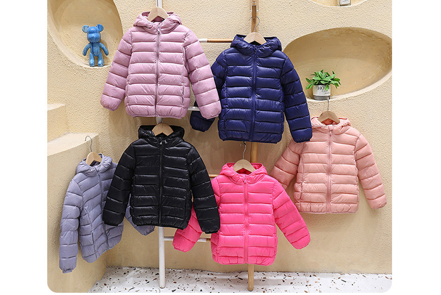 Children's Lightweight Down Cotton Jacket