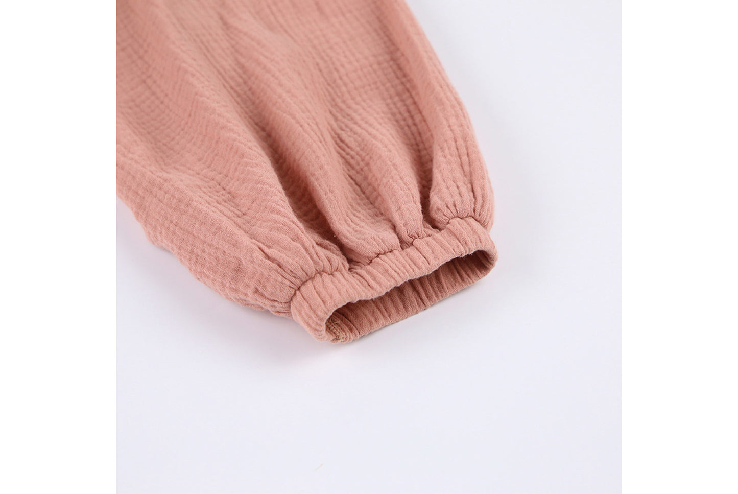 Women's Long-Sleeved Robe in Pure Cotton