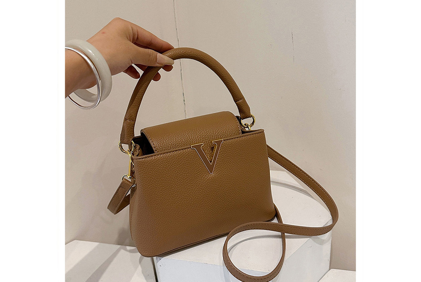 Lychee Texture Crossbody/Handbag