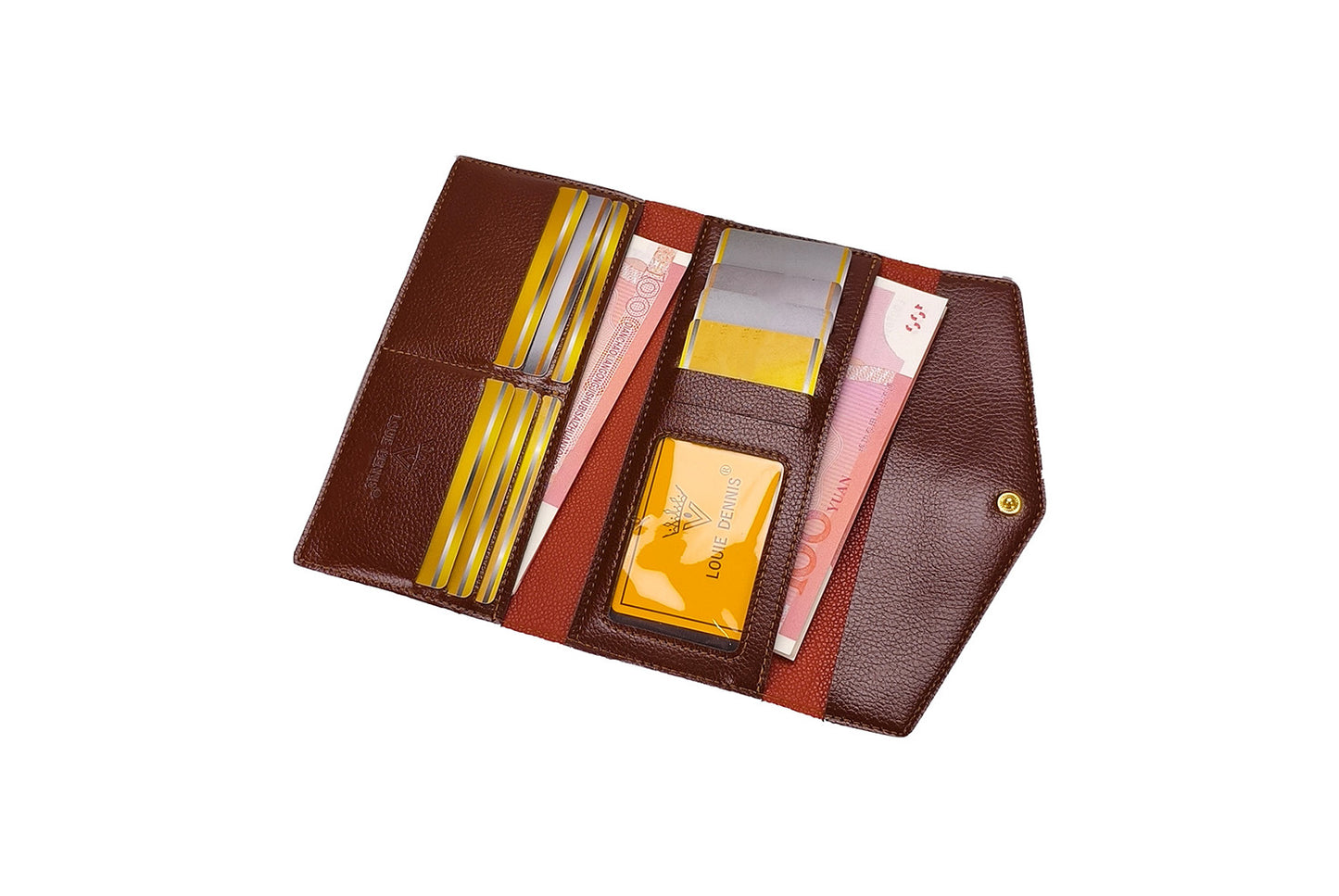 Women's PU Soft Surface Long Wallets (2-Pack)