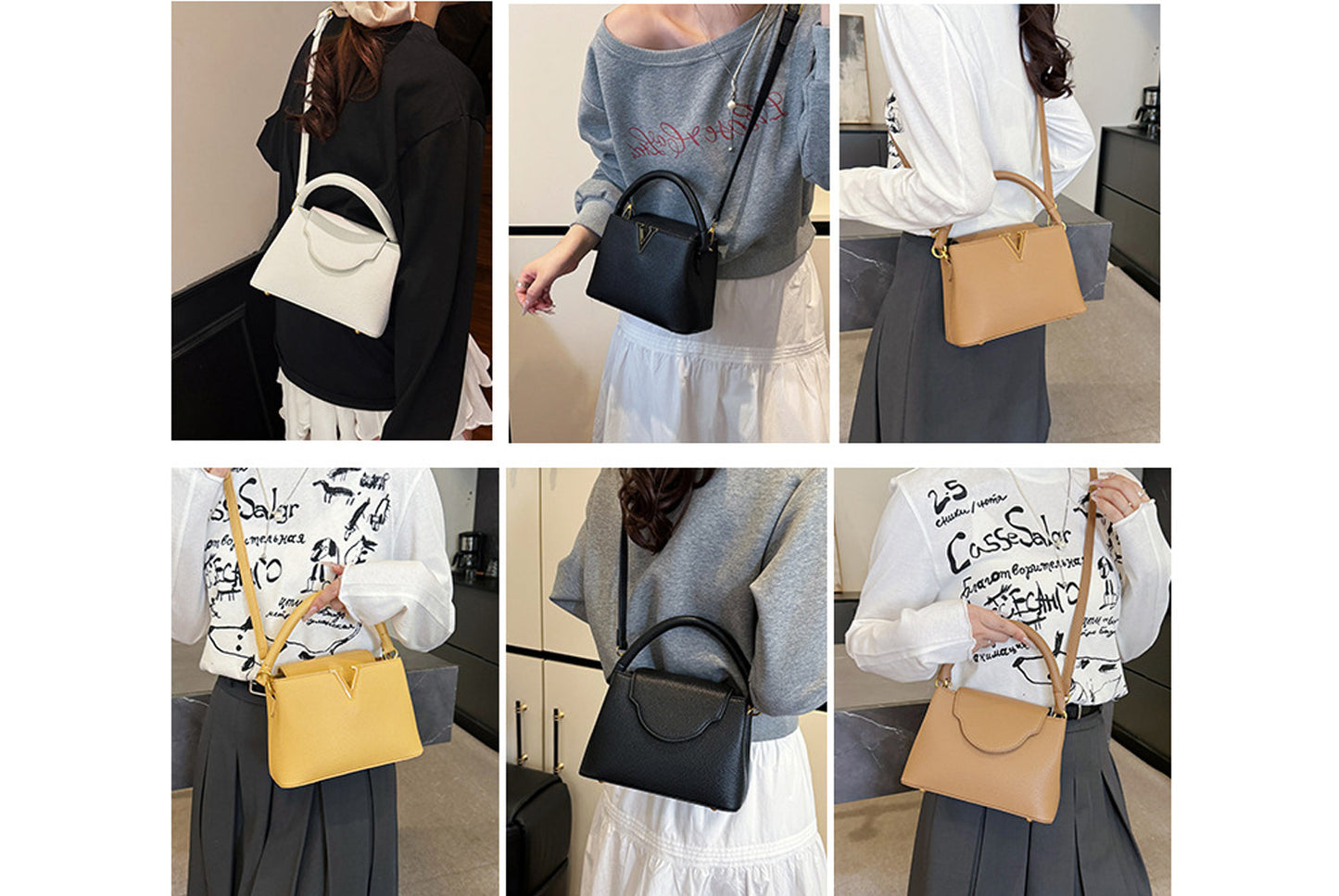 Lychee Texture Crossbody/Handbag