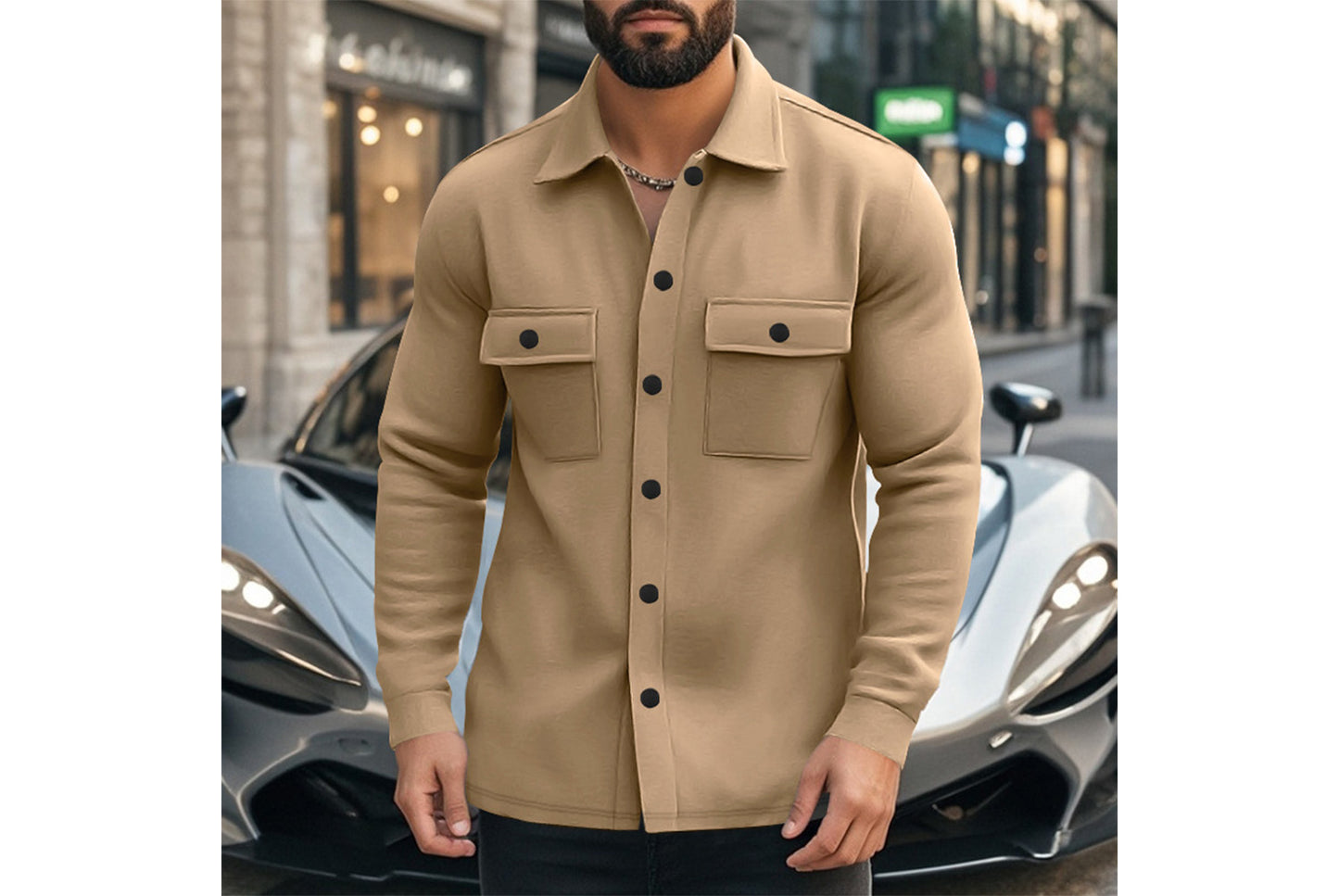 Men's Casual Slim Fit Jacket