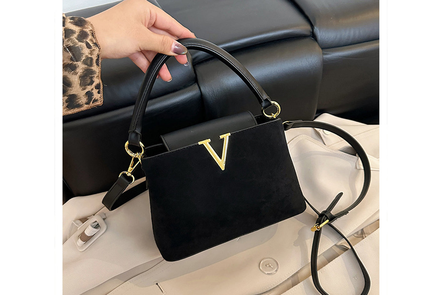 Lychee Texture Crossbody/Handbag