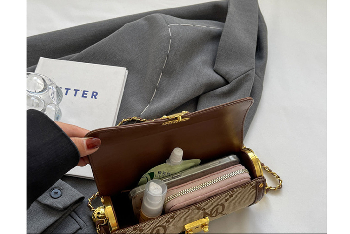 Letter Baguette Bag