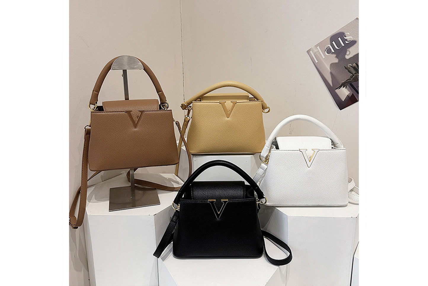 Lychee Texture Crossbody/Handbag