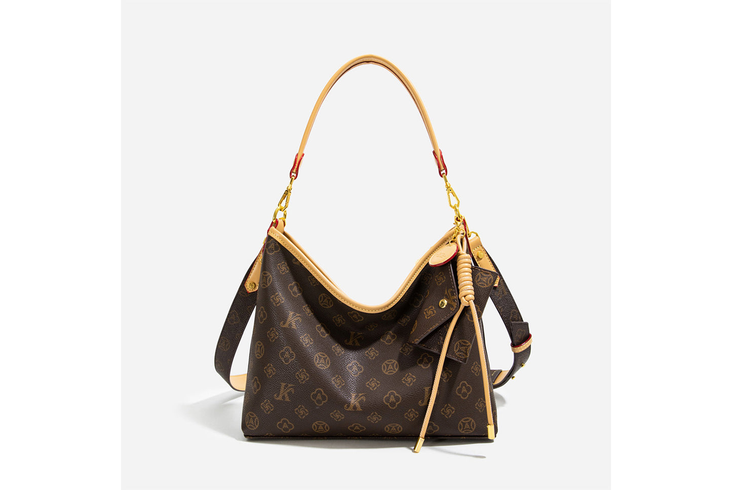 **Monogram Color-Block Tote Bag**