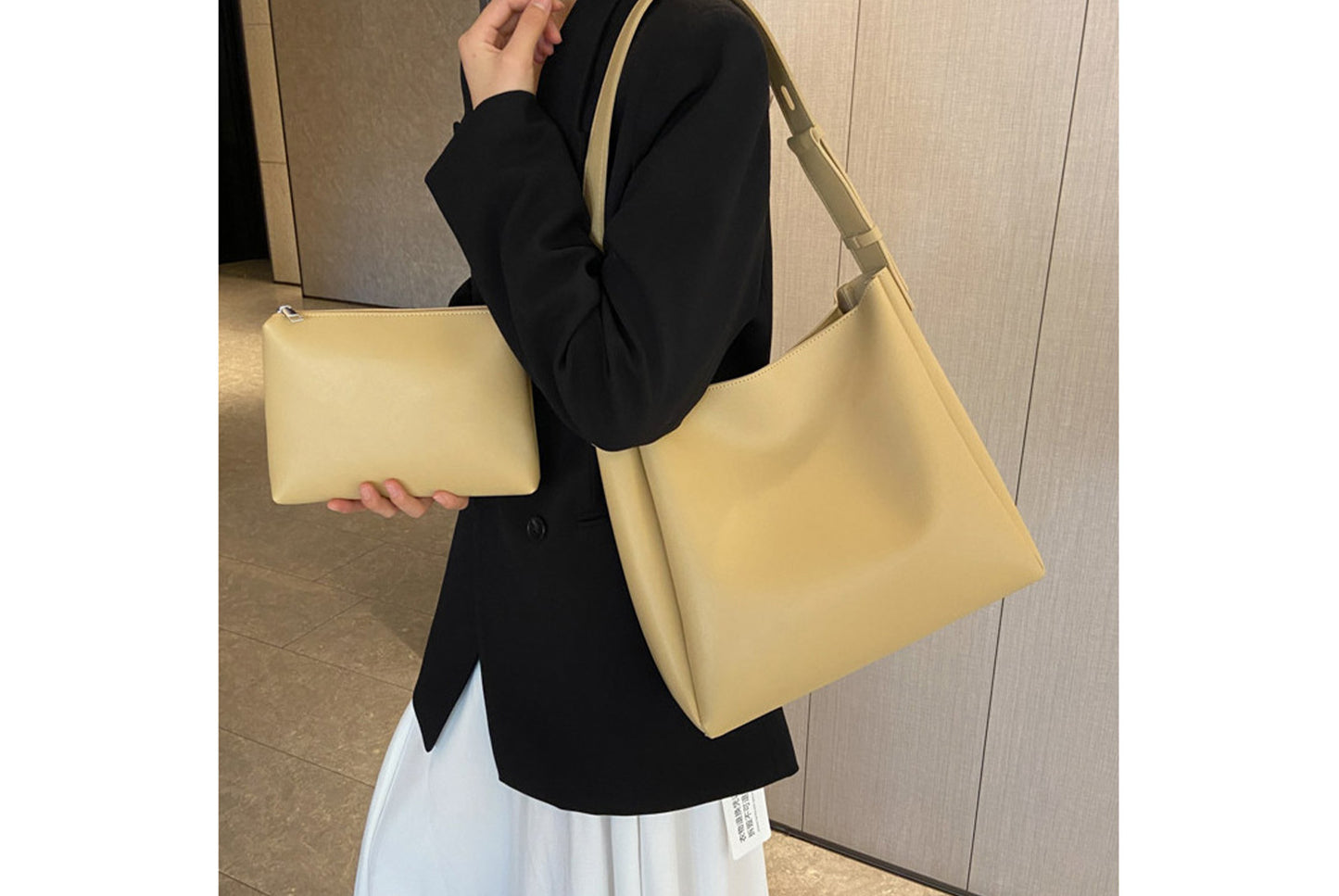 Retro Two-Piece Bucket Bag Set