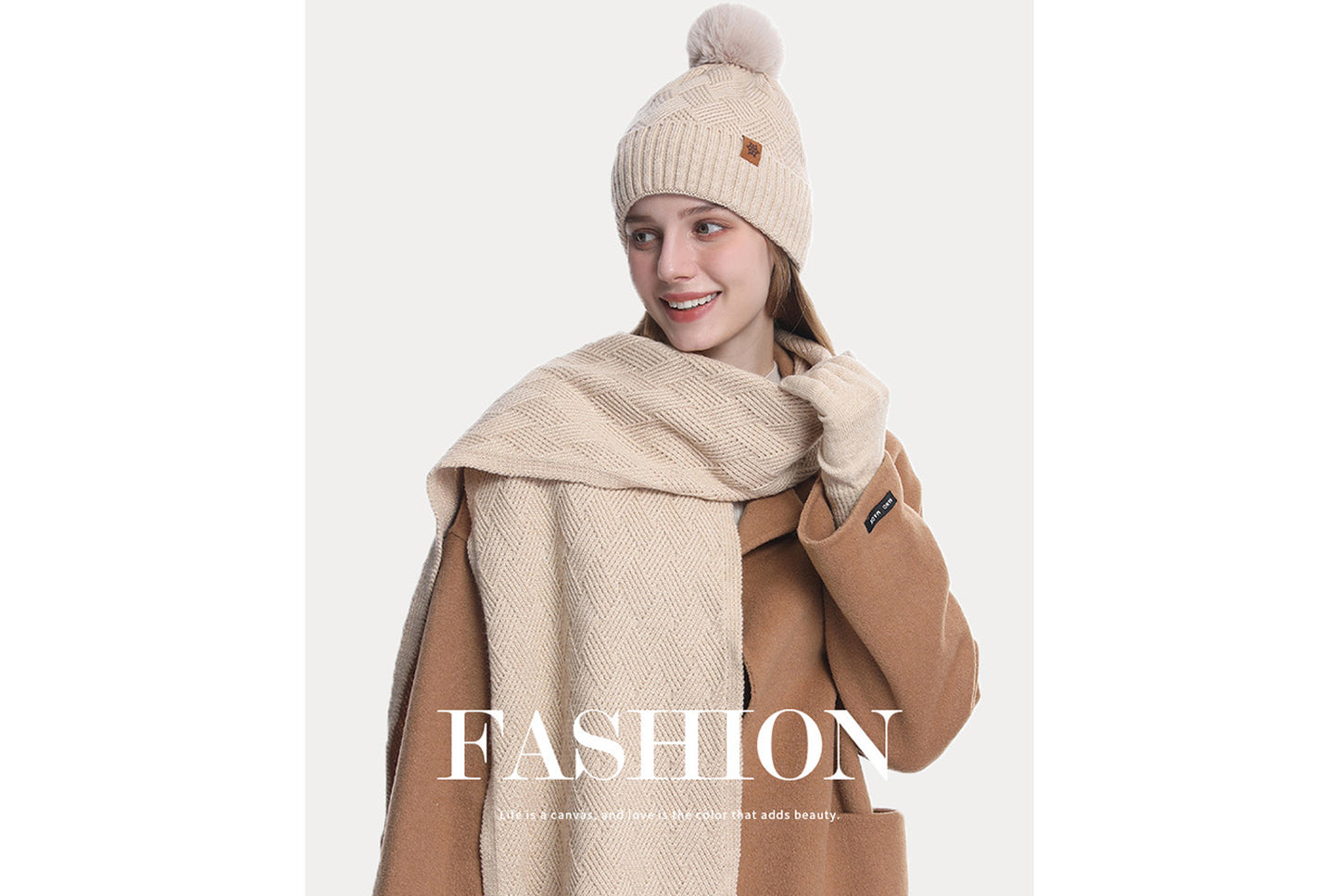 Autumn/Winter Warm Three-Piece Set | Women's