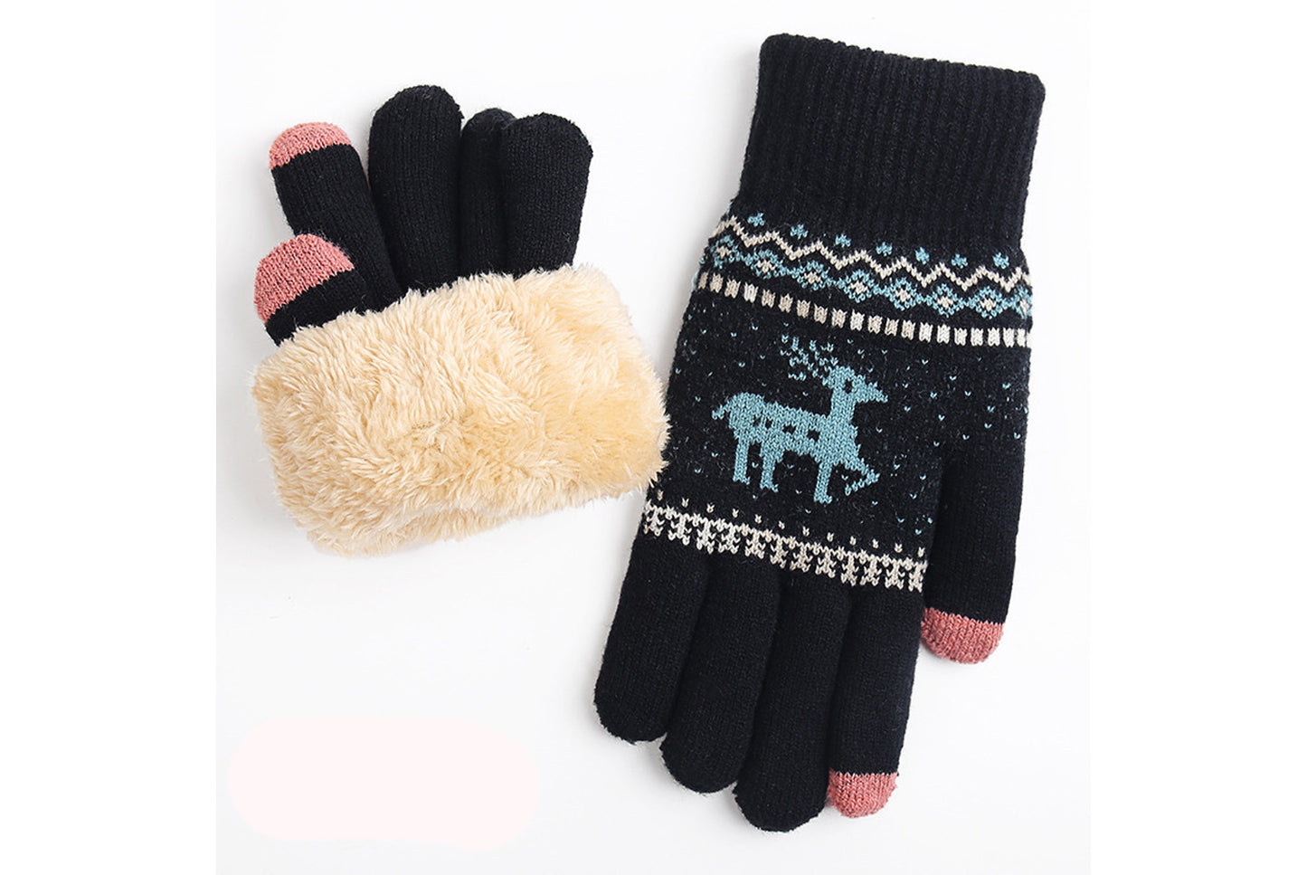 Winter Touchscreen Warm Gloves (Fleece-lined and Thickened)