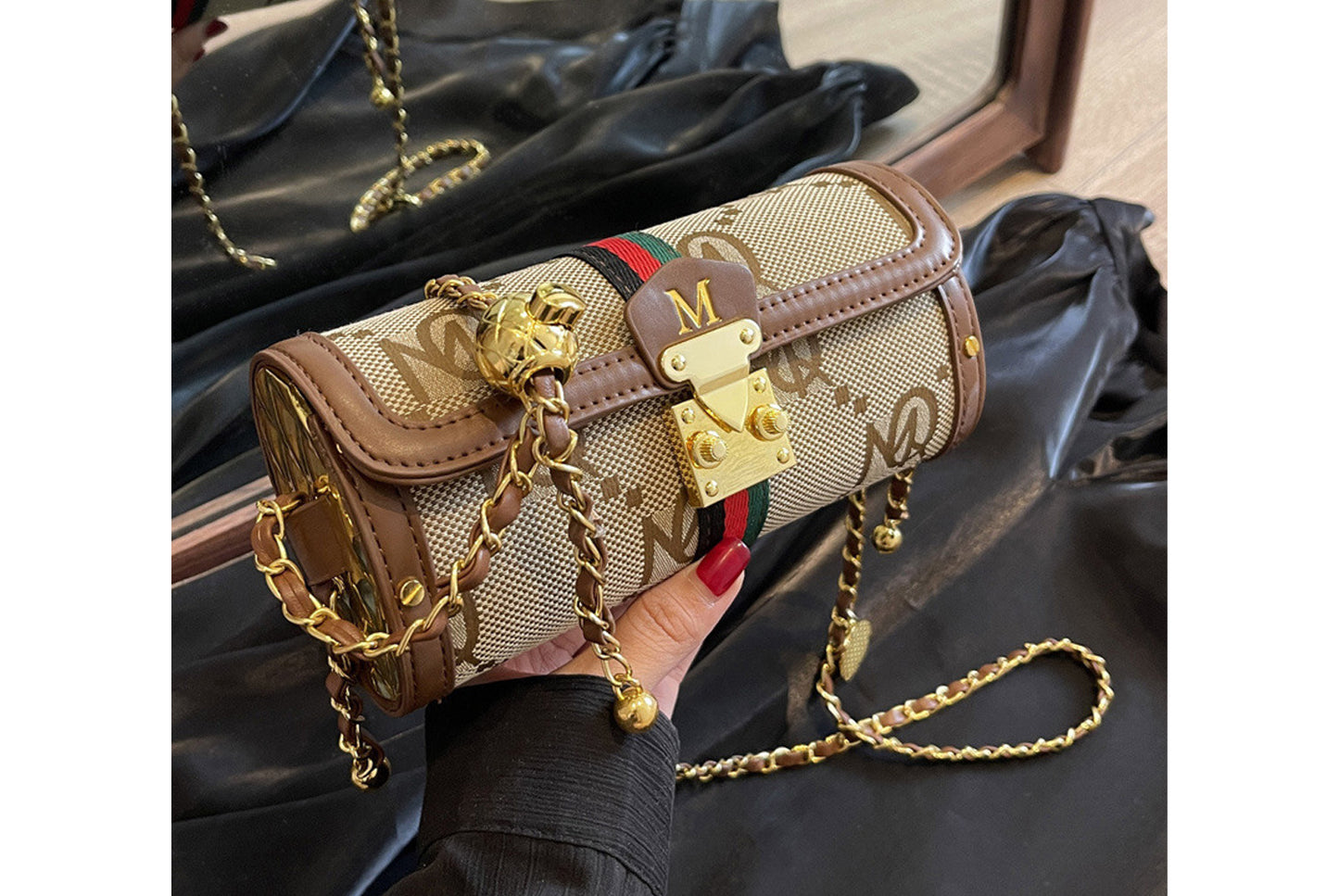 Letter Baguette Bag