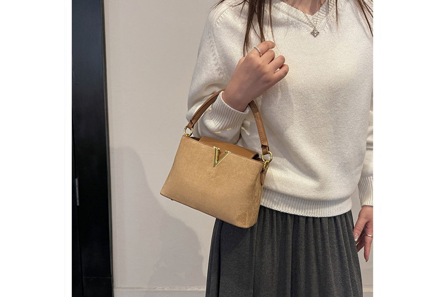 Lychee Texture Crossbody/Handbag