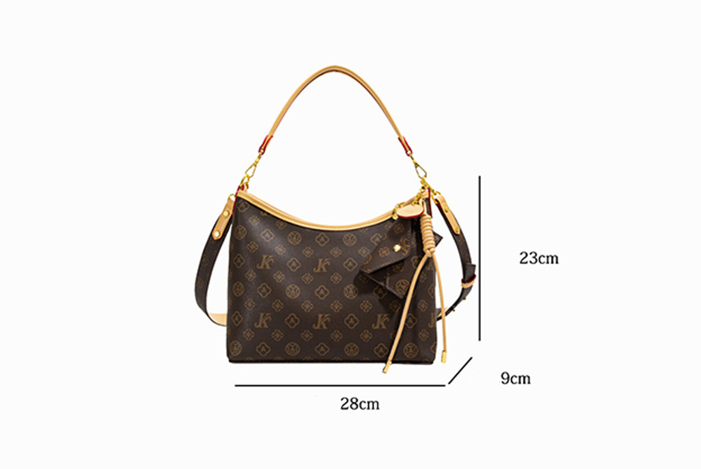 **Monogram Color-Block Tote Bag**