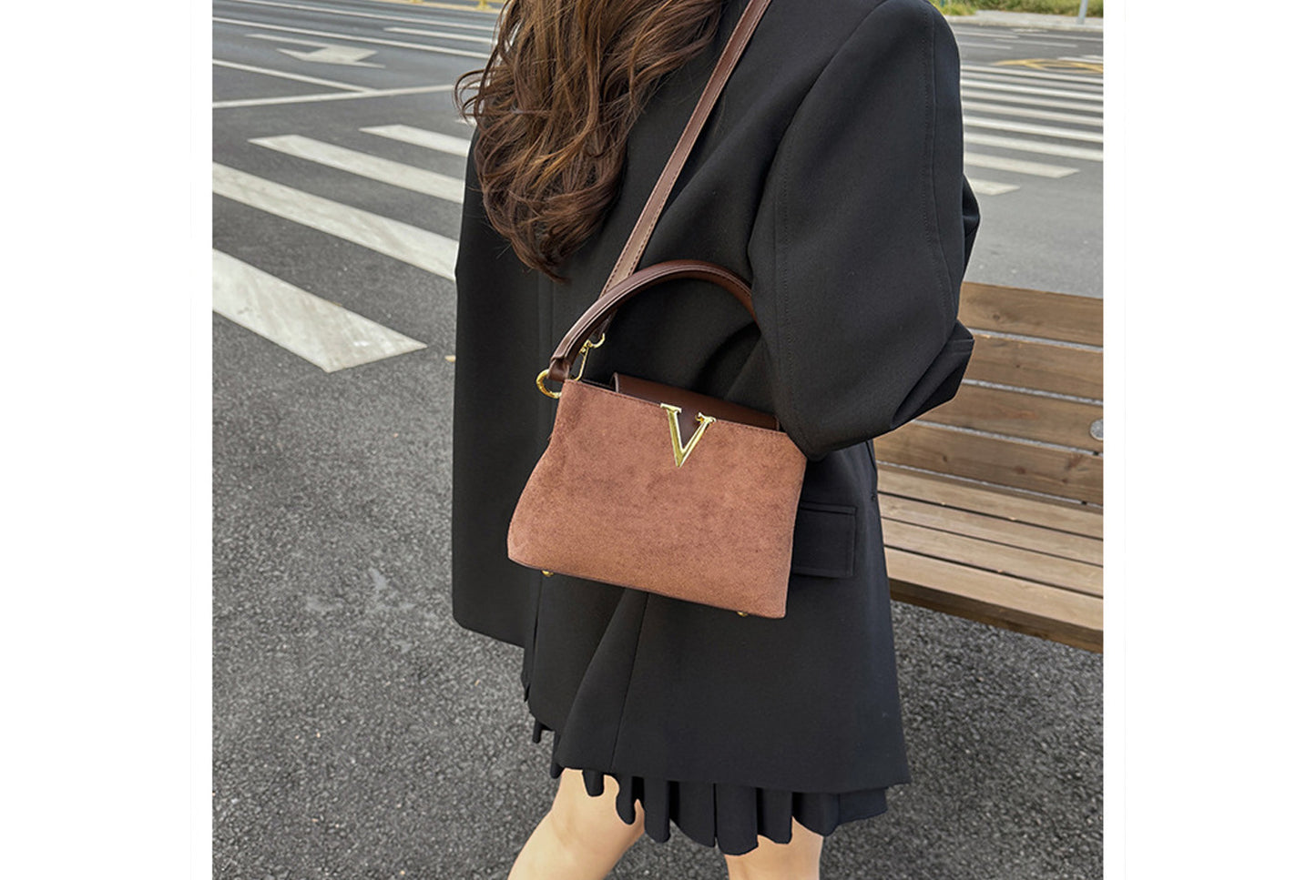 Lychee Texture Crossbody/Handbag