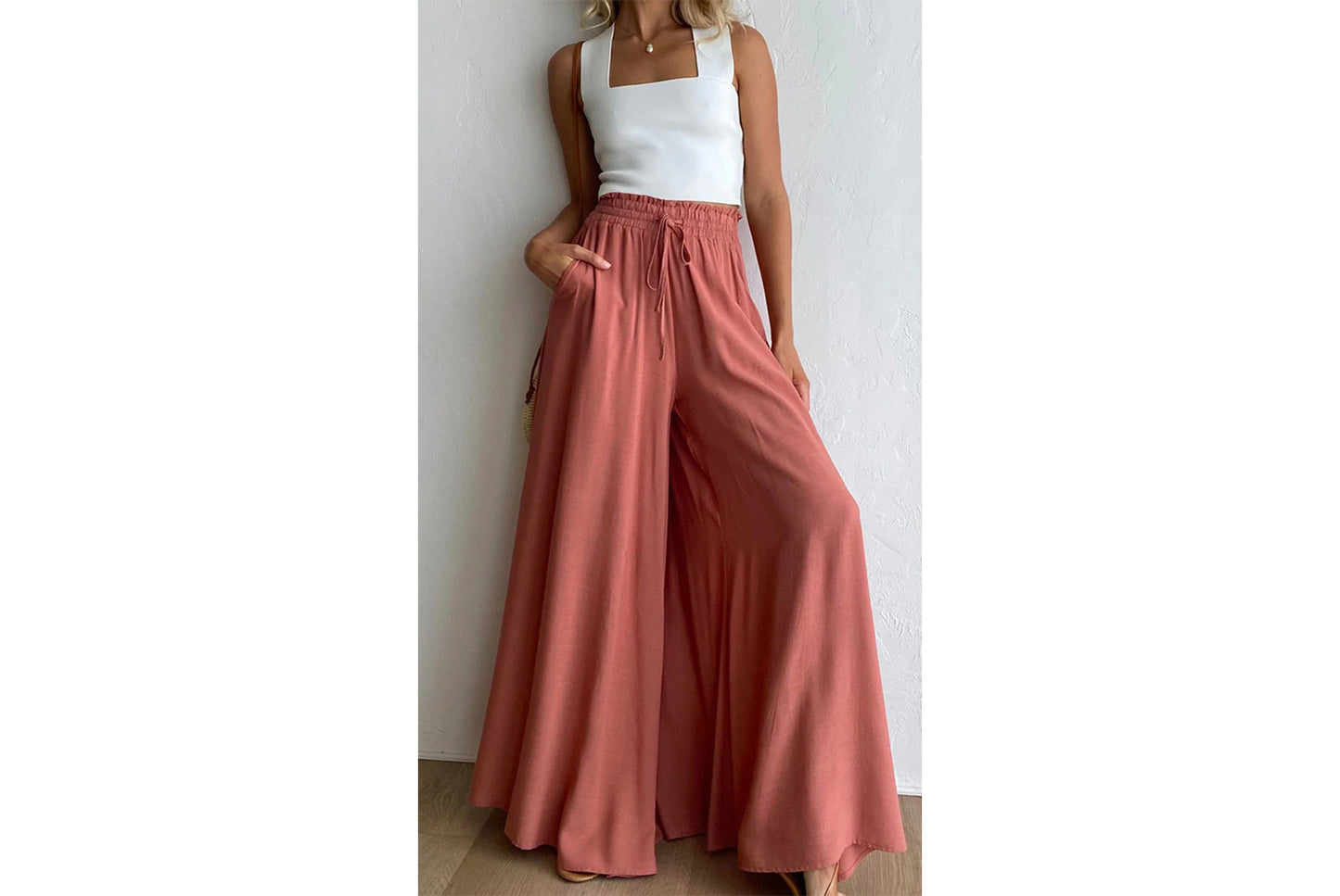 **Casual Wide-Leg Stylish Trousers**