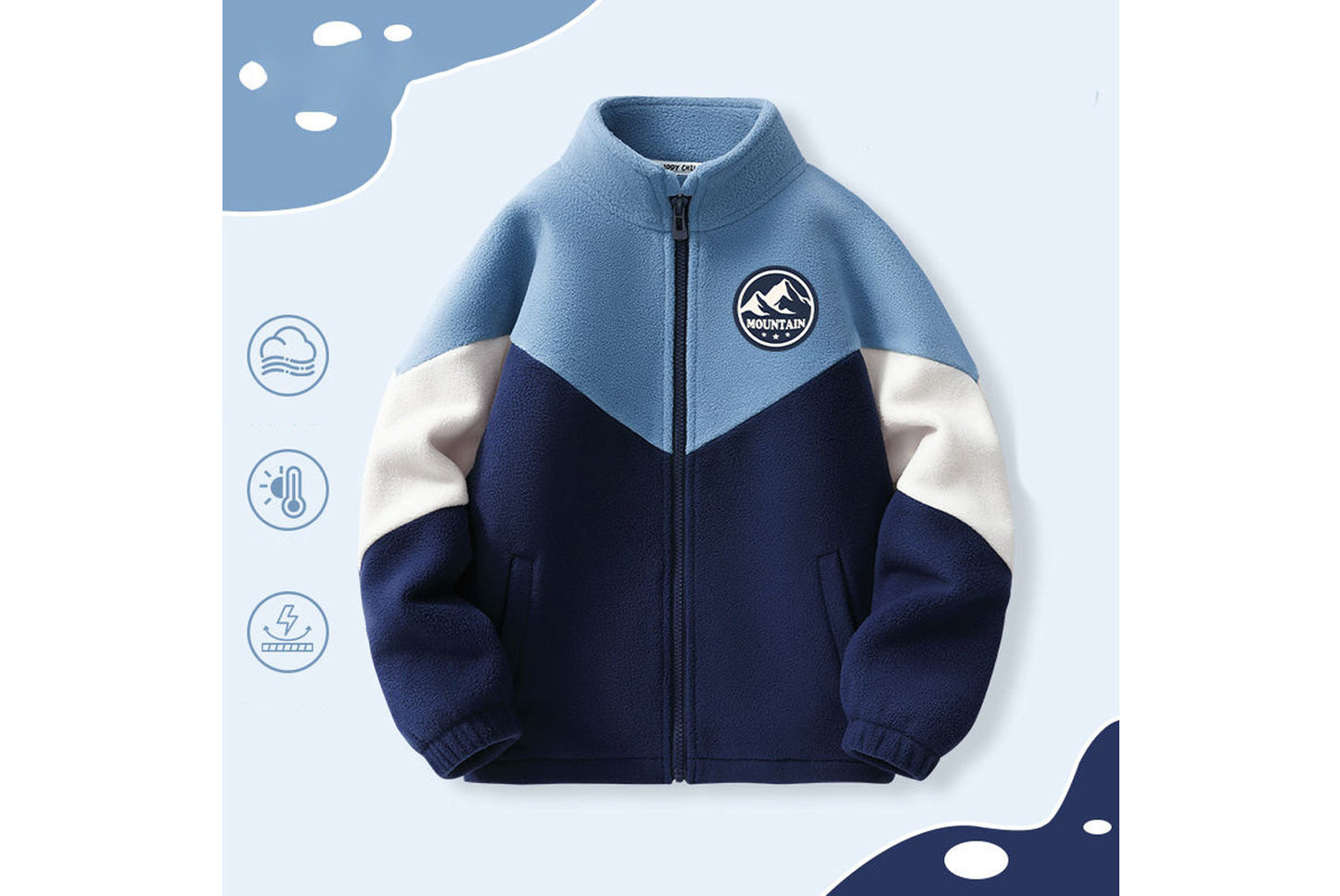 Children's Autumn/Winter Double-Sided Fleece Jacket