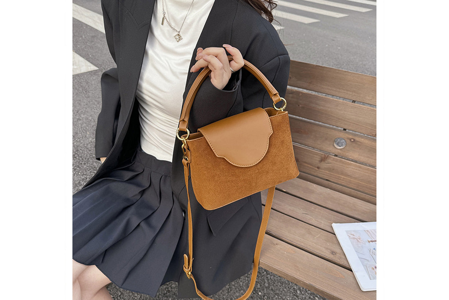 Lychee Texture Crossbody/Handbag