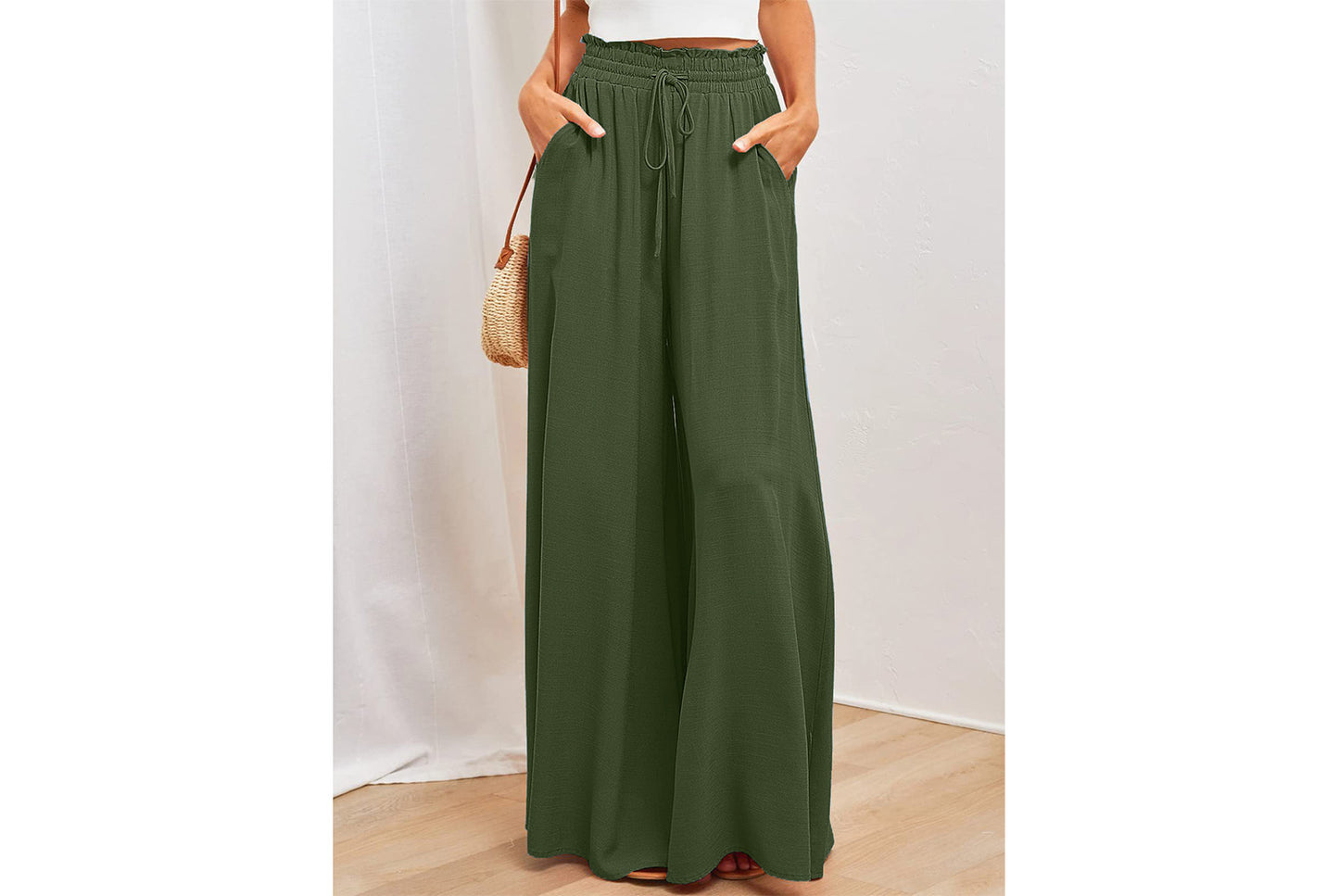 **Casual Wide-Leg Stylish Trousers**