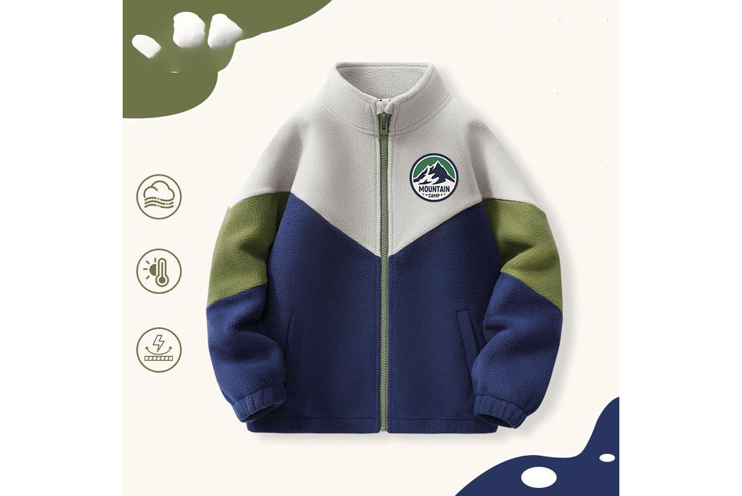 Children's Autumn/Winter Double-Sided Fleece Jacket