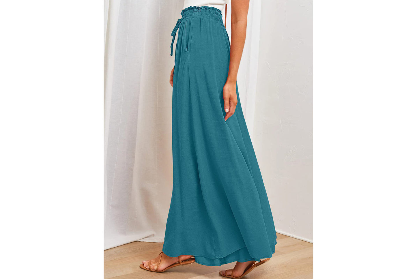 **Casual Wide-Leg Stylish Trousers**